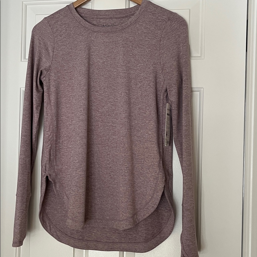 Athleta Purple Uptempo Long Sleeve Top